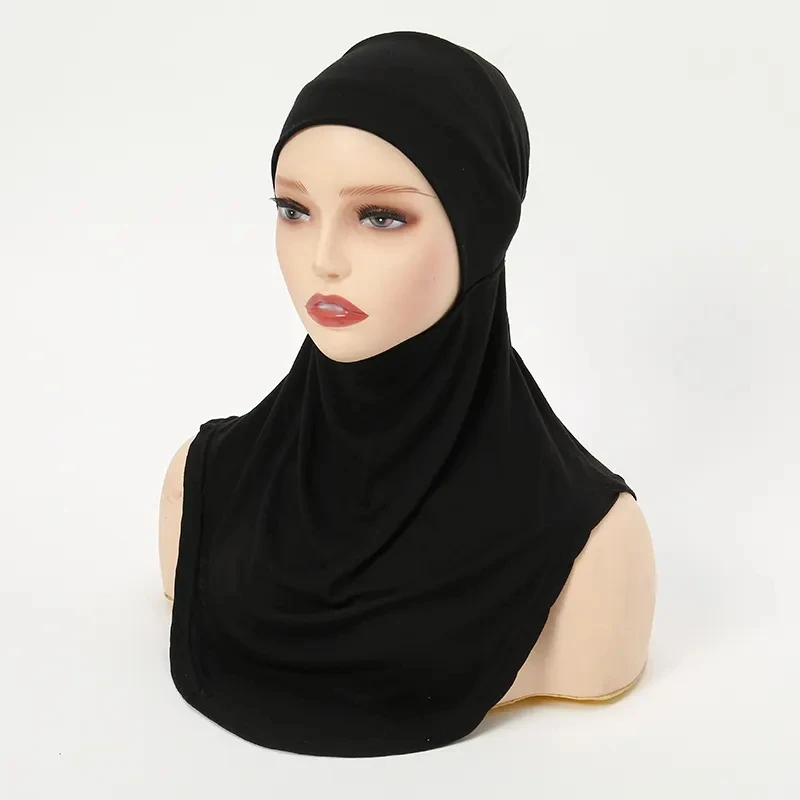 Novo muçulmano underscarf interno hijab boné muçulmano lenço interno hijab bonés islâmico underscarf ninja hijab cachecol chapéu boné osso bonnet