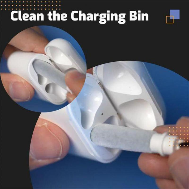 Herramienta de limpieza para auriculares Bluetooth para Airpods Pro 1 2 3 funda para auriculares bolígrafo de limpieza bolígrafo Bursh para Samsung Xiaomi Huawei Airdots
