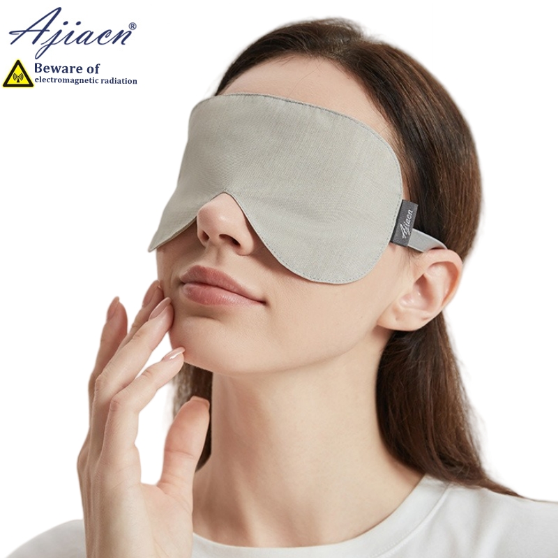 Anti-Strahlungs-Außenschicht 50 % oder 100 % Silberfaser-Schlaf-Augenmaske, elektromagnetische Strahlung, abschirmende, abschirmende Augenmaske