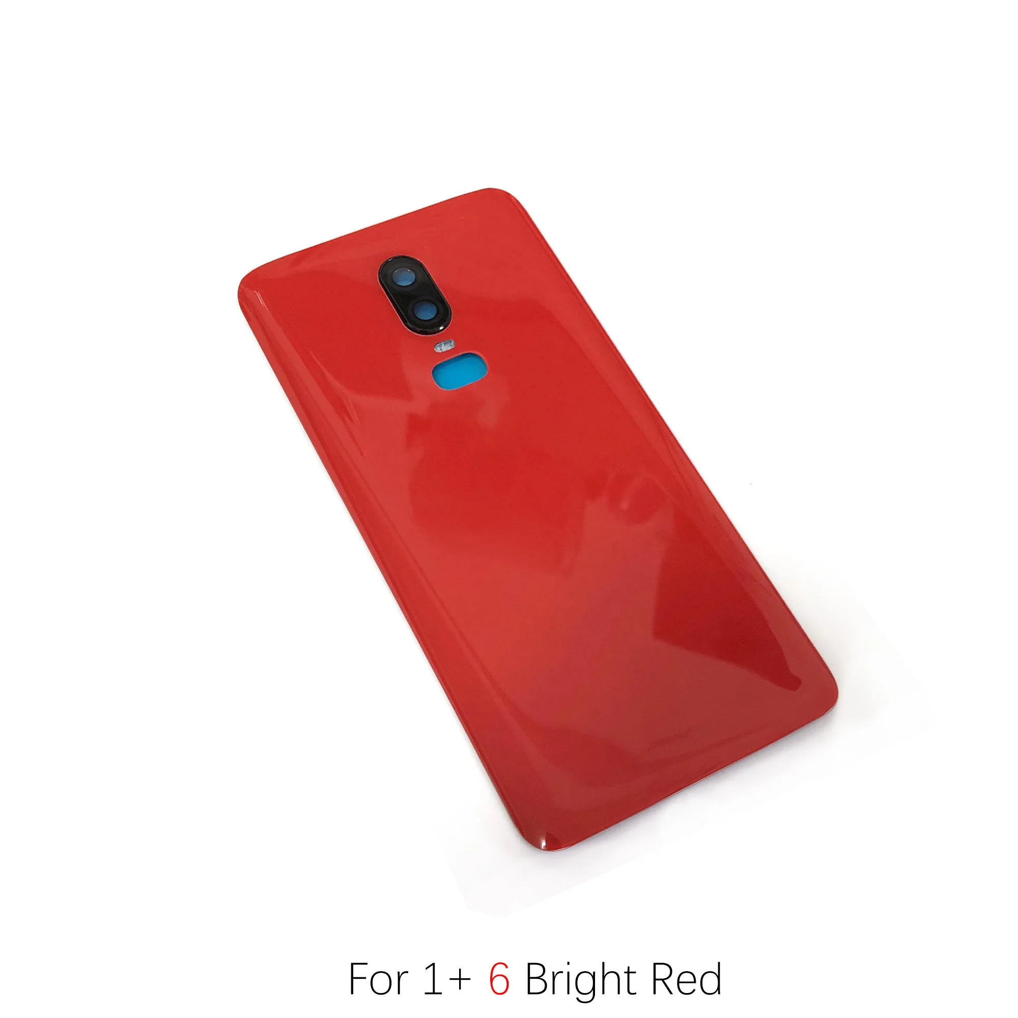 ใหม่สําหรับ OnePlus 6 6T ฝาหลังแบตเตอรี่ด้านหลังประตูกรณีเปลี่ยนแบตเตอรี่พร้อมเลนส์กล้อง