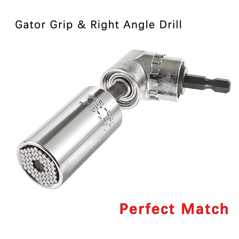 Hex Bit 105 Degree Angle Screwdriver Socket Holder Adapter Adjustable Bits Drill Angle Screwdriver Batch Head No a Set