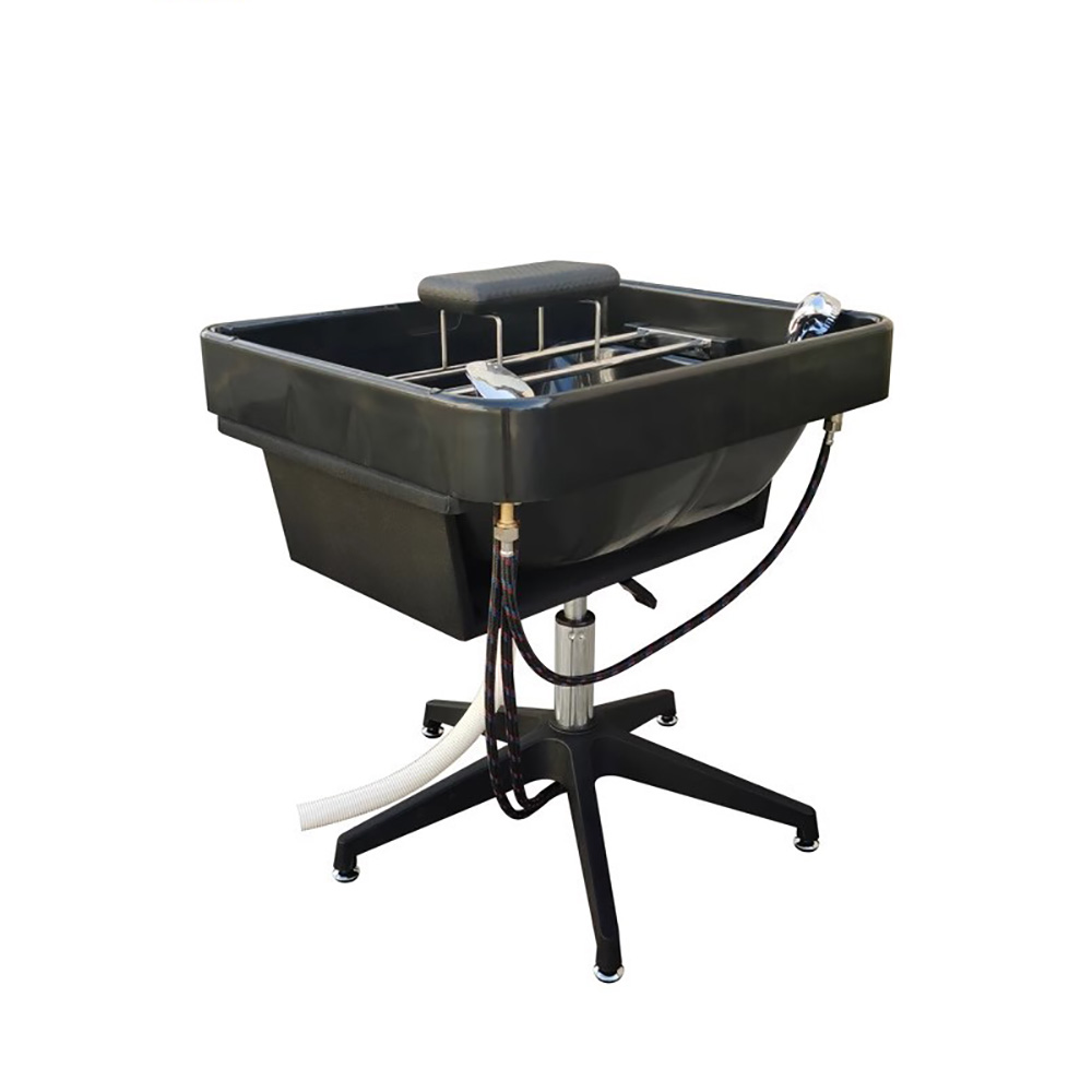 Silla De champú para el cabello móvil, tratamiento De masaje, movimiento, cama De champú tailandés, tumbonas altas ajustables, muebles De salón