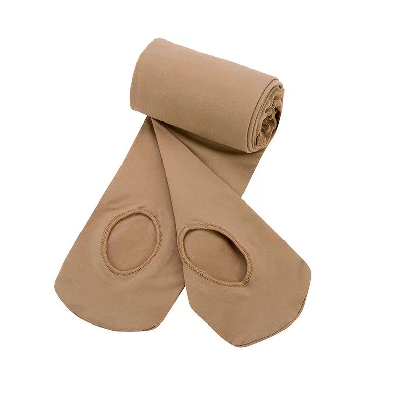 Atacado meias de balé 80d conversível meias de balé mulher ballet dança leggings meia-calça sem costura com buraco meia-calça