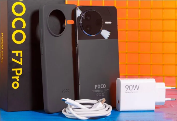 【Marca +】 Versão global POCO F7 Pro 5G Snapdragon 8 Gen 3 50MP câmera principal 6,67 "WQHD + Fluxo AMOLED DotDisplay 90W HyperCharge