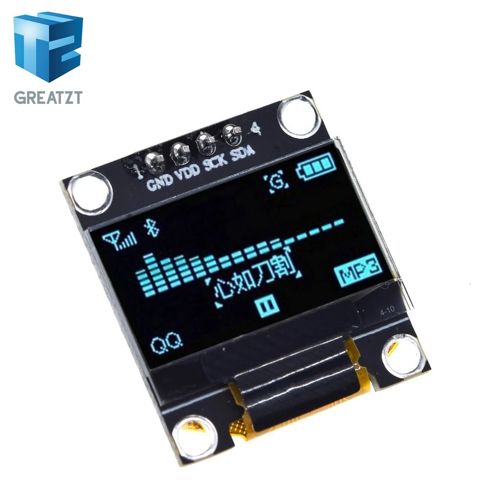Módulo de pantalla OLED IIC SPI Serial de 0,96 pulgadas, 7/4 pines, blanco/azul/amarillo, azul/amarillo, SSD1306, placa de pantalla LCD 12864 para Arduino