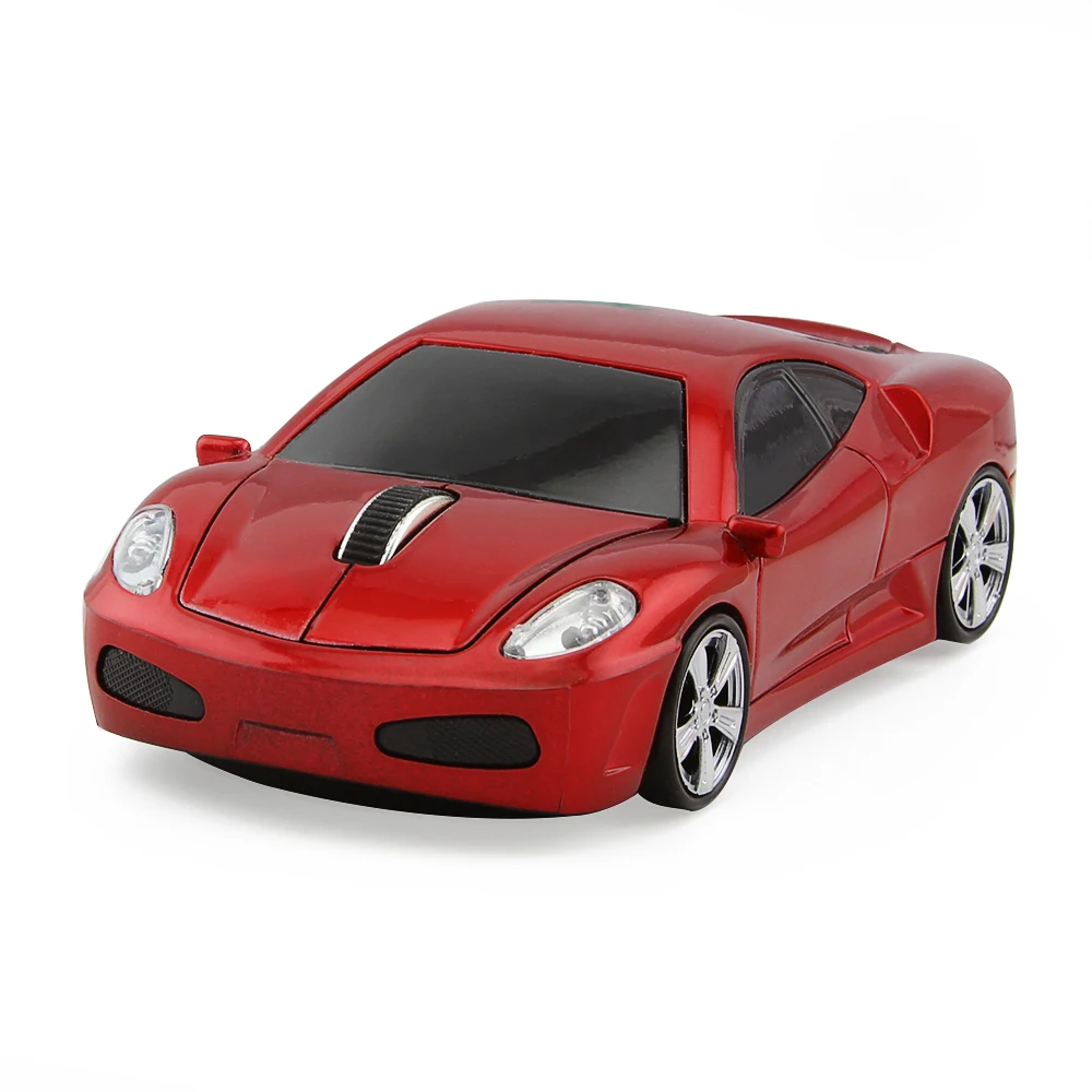 Dễ Thương Thiết Chuột Không Dây Xe Hơi 3D 1600DPI Mini Game Thủ Chuột Quang Máy Tính Cổng USB Chơi Game Mause Dành Cho Máy Tính Laptop Kid trẻ Em Quà Tặng