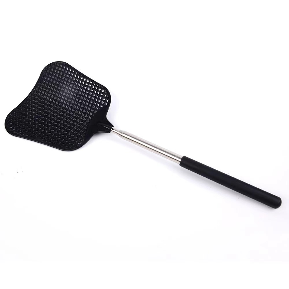 Telescopic Fly Swatters Durable Plastic Heavy Duty Flyswatter With Stainless Mosquito Repellent Tool Home Accessories Tools