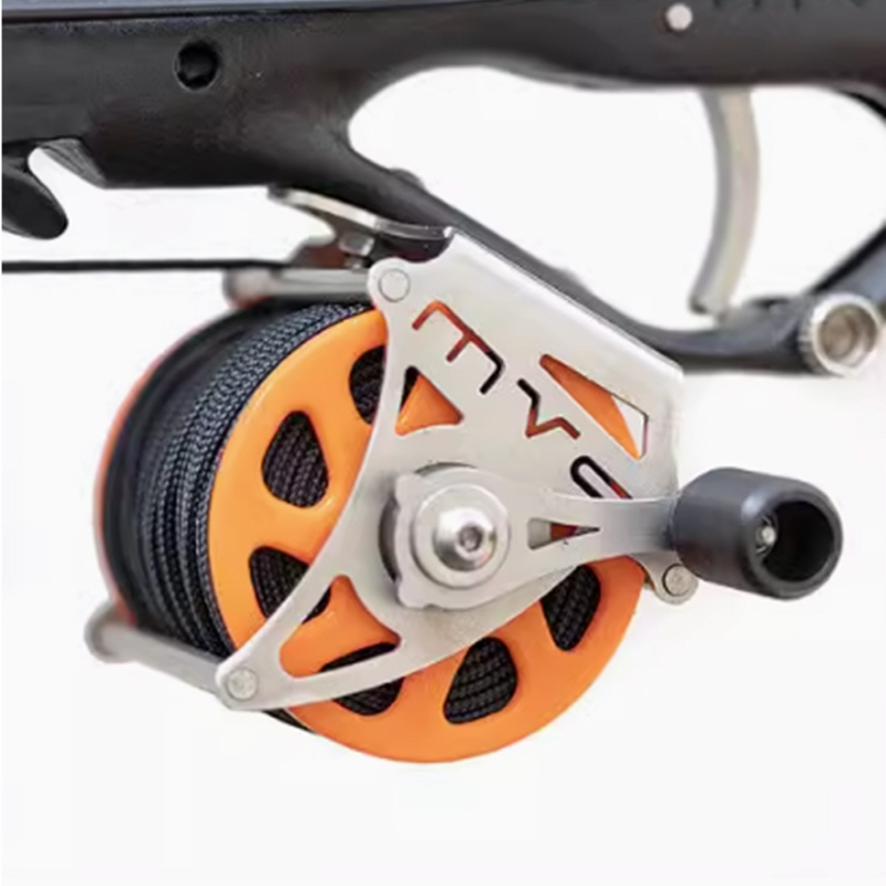 Original MVD ตกปลา Reel Handle Smooth เลื่อนต่ําลอยตัว Speargun สายตกปลาล้อ Tackle Casting Reel 35M 40M 60M