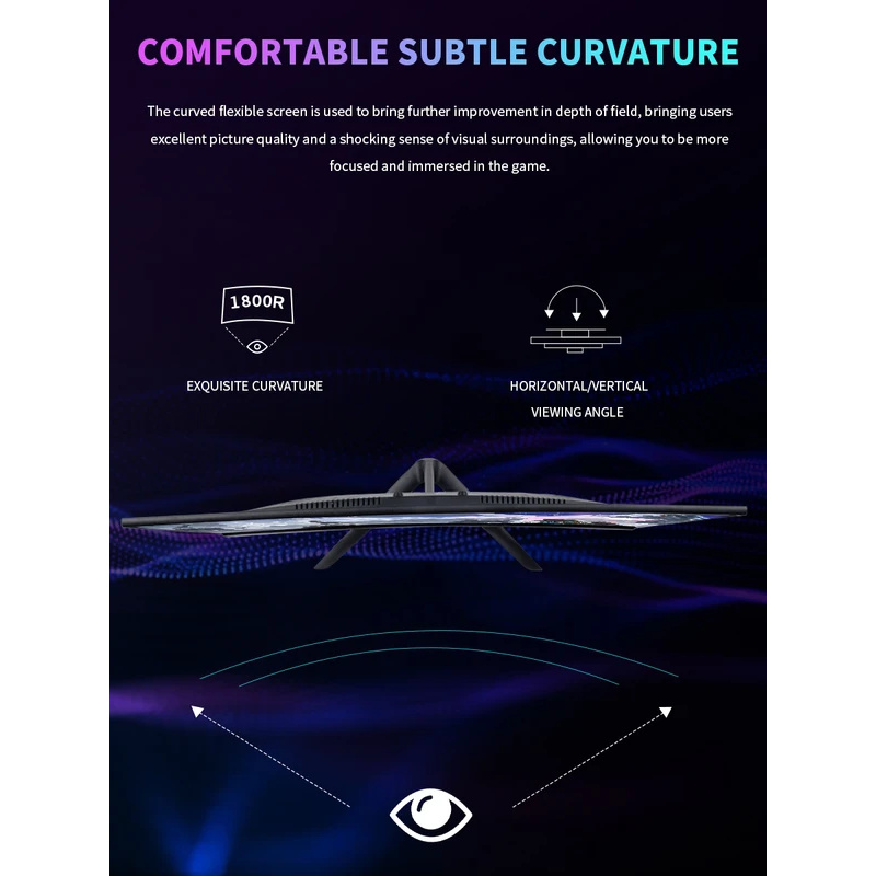 Senmao 27 inch PC Gamer monitor 75Hz MVA LCD display HD desktop gaming computer screen HDMI 1920*1080