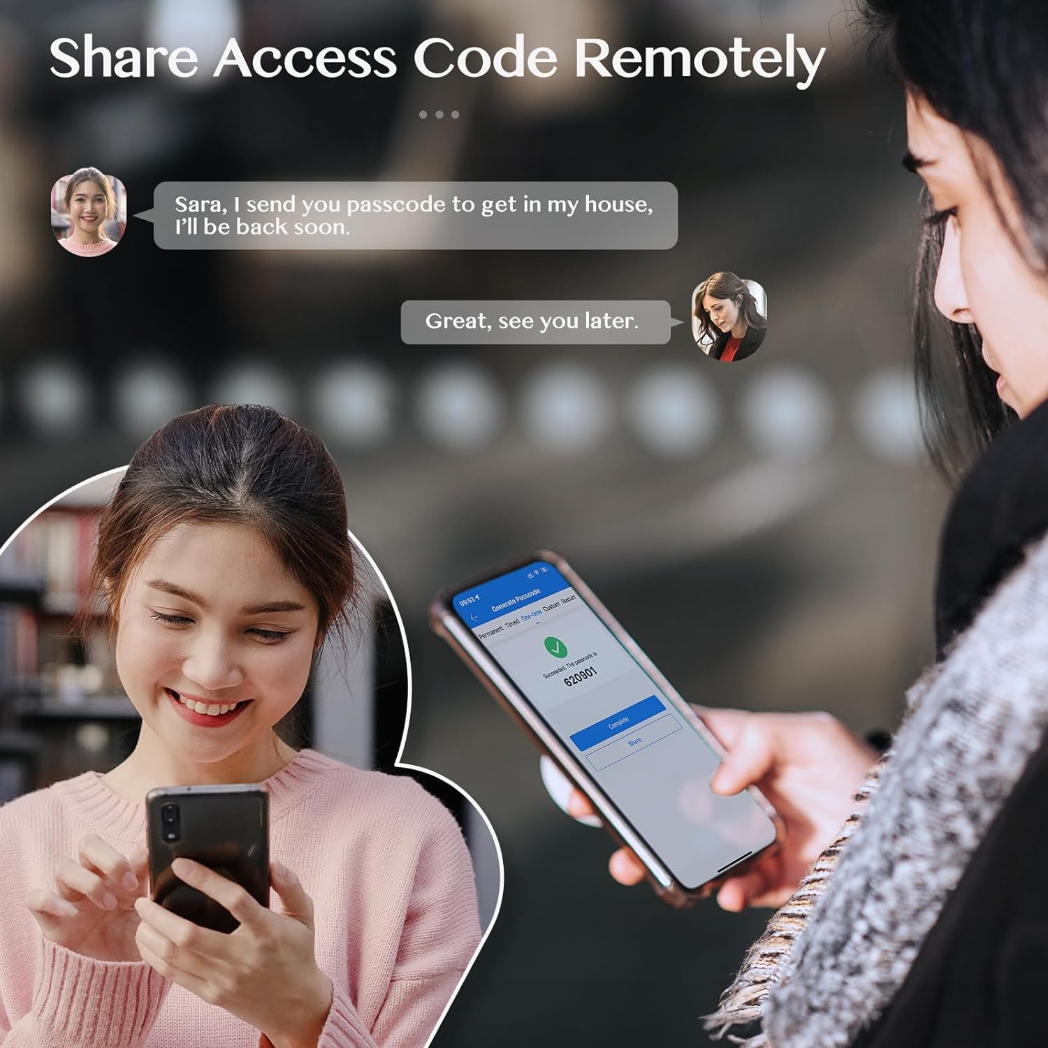 IP66 Waterdicht Smart Lock Biometrisch Vingerafdruk Deurslot met App en Smart Card Keyless Entry Voor Deurdikte 35-100mm