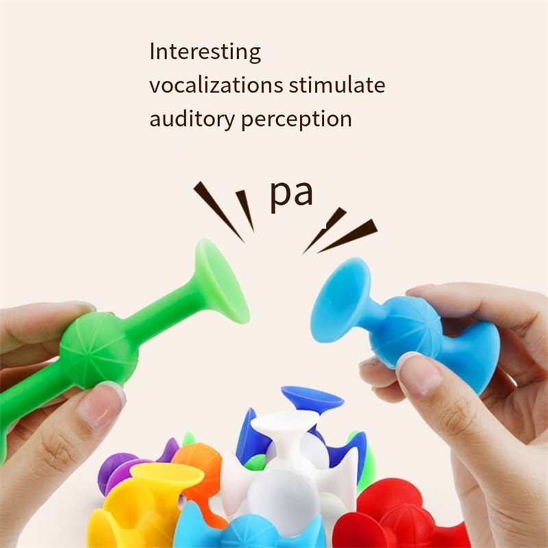 Sucula 子供の教育用吸盤ソフトビルディングブロックさまざまな科学と教育子供の教育エイズ