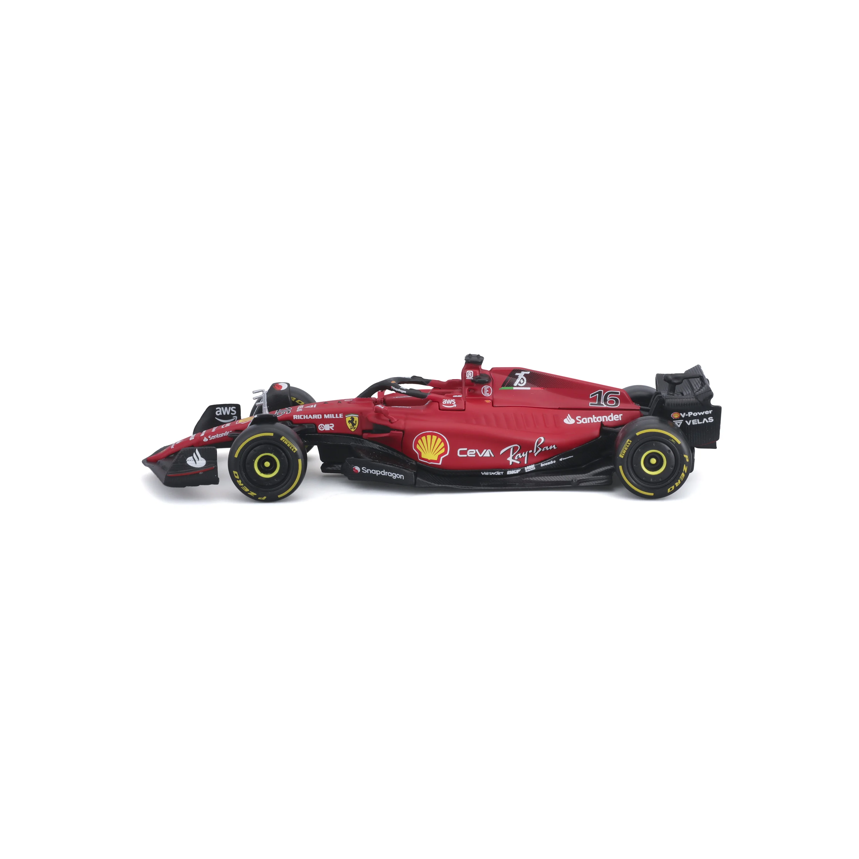 Bburago 1:43 2022 F1 Scuderia Ferrari SF24 SF23 F1-75 # 16-леклерк # 55 Модель роскошного автомобиля Sainz из сплава, литая под давлением модель автомобиля