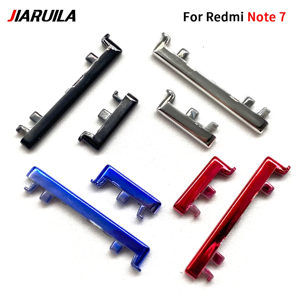 ใหม่ด้านข้างปุ่ม + ปุ่มปรับระดับเสียงสําหรับ Xiaomi Redmi หมายเหตุ 7 8 9 Pro 9S ON OFF Volume Up Down เปลี่ยนชิ้นส่วนซ่อม
