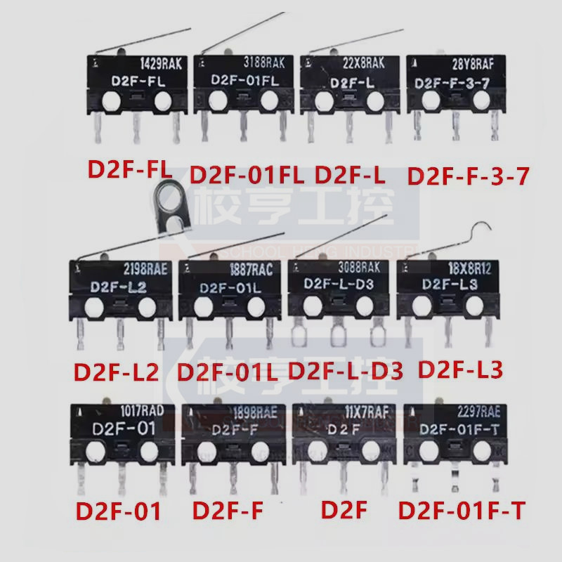 D2F D2F-F 01 -3-7 01F-T 01FL 01L 정품 정품 Omron 초소형 이동 제한 마이크로 스위치 마우스 촉각 D2FC 10 20M OF K 50M