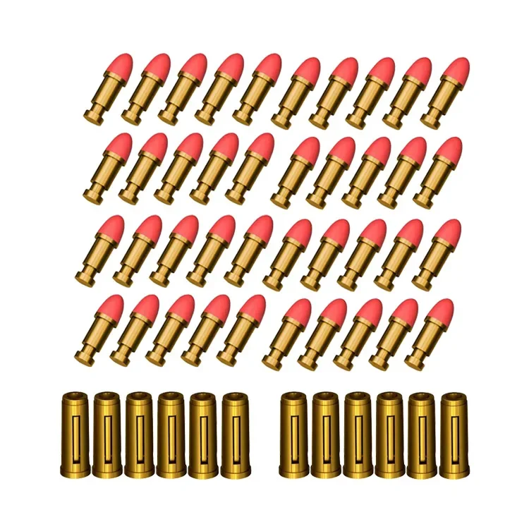 ABullet Accessory for ZP5 357 Revolver Launcher EVA Soft Dart Bullet and Shell for Airsoft Toy Gun