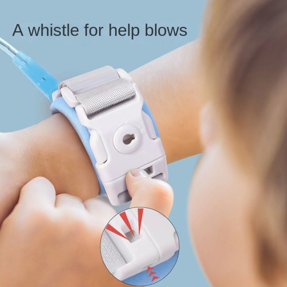 Pulseira de prevenção de perda infantil; trava de chave com corda anti-liberação; corda de tração anti-perda infantil ao sair