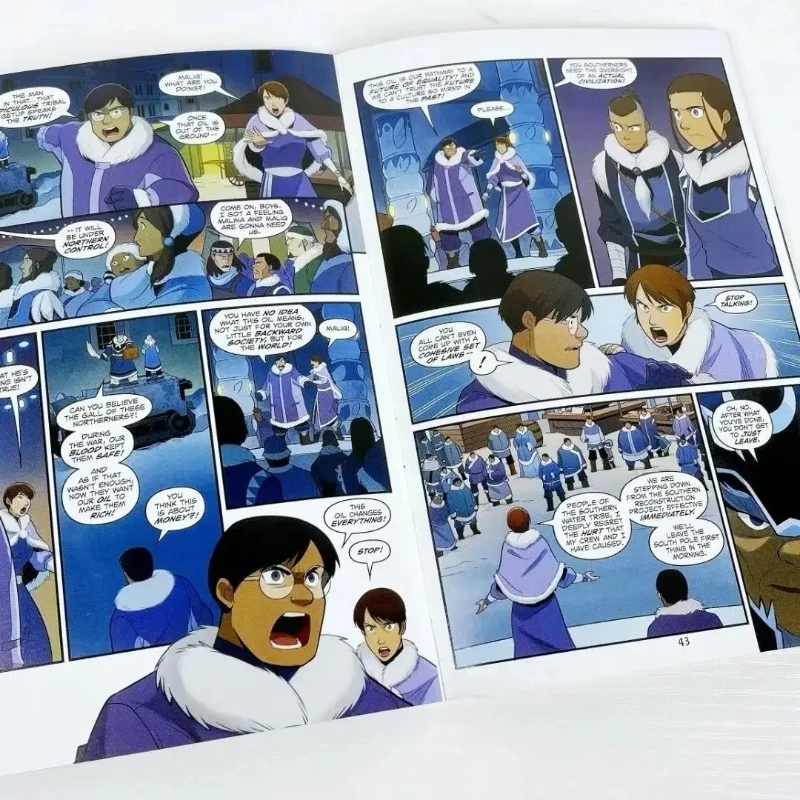 英語のアバター最後のエアベンダーの絵本、シーズン1 2、アメリカのコミック、アクションコメディー、ファンタジー、18冊の本