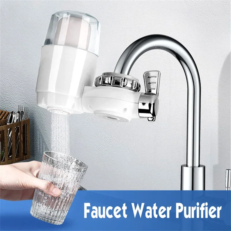 Grifo doméstico purificador de agua filtro de cerámica núcleo purificador de agua grifo filtración de 5 capas filtro de agua elemento filtrante limpiable