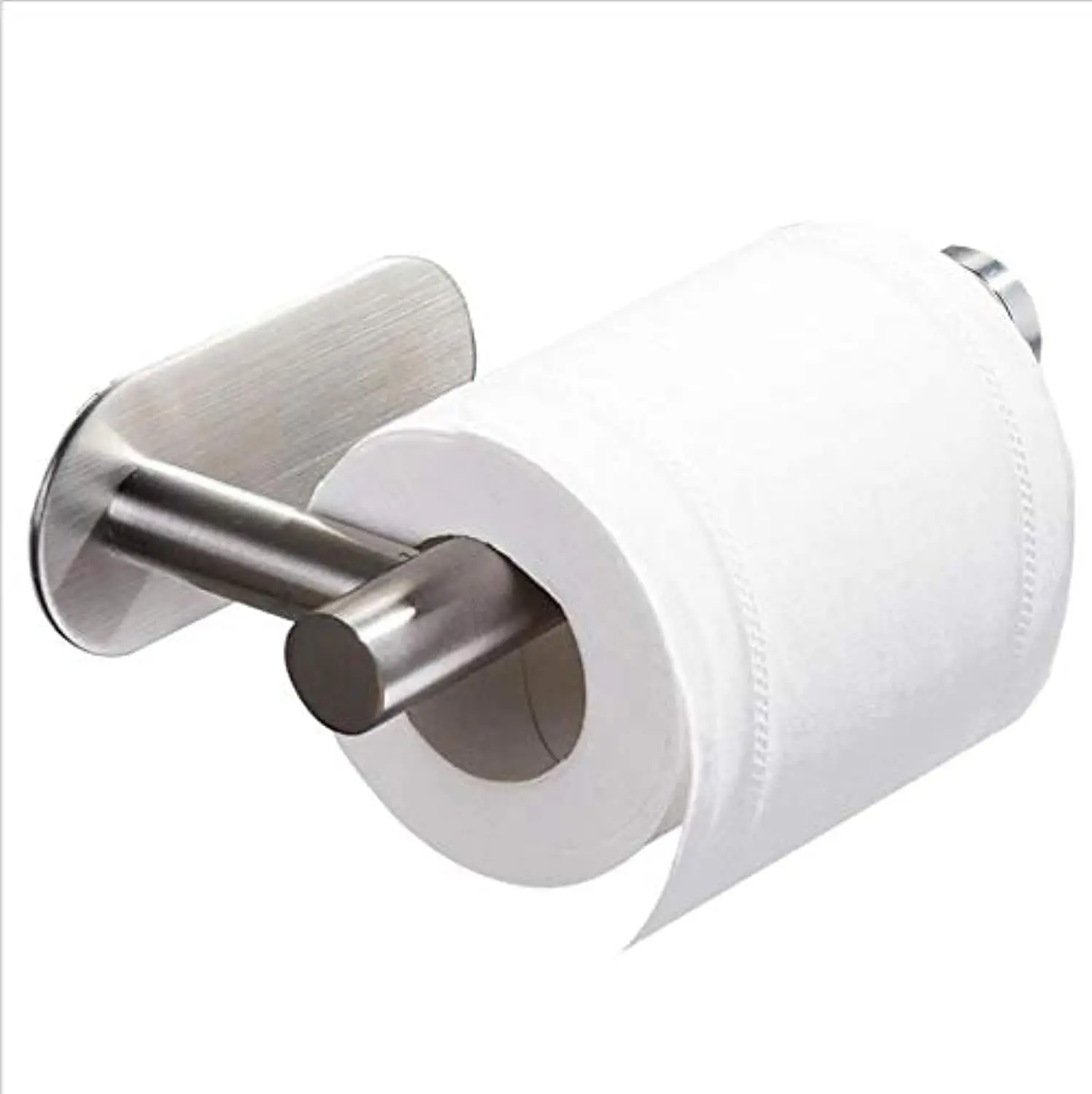 Portarotolo per carta igienica senza foratura per bagno e bagno Portarotolo in acciaio inossidabile Portarotolo per montaggio a parete senza perforazione