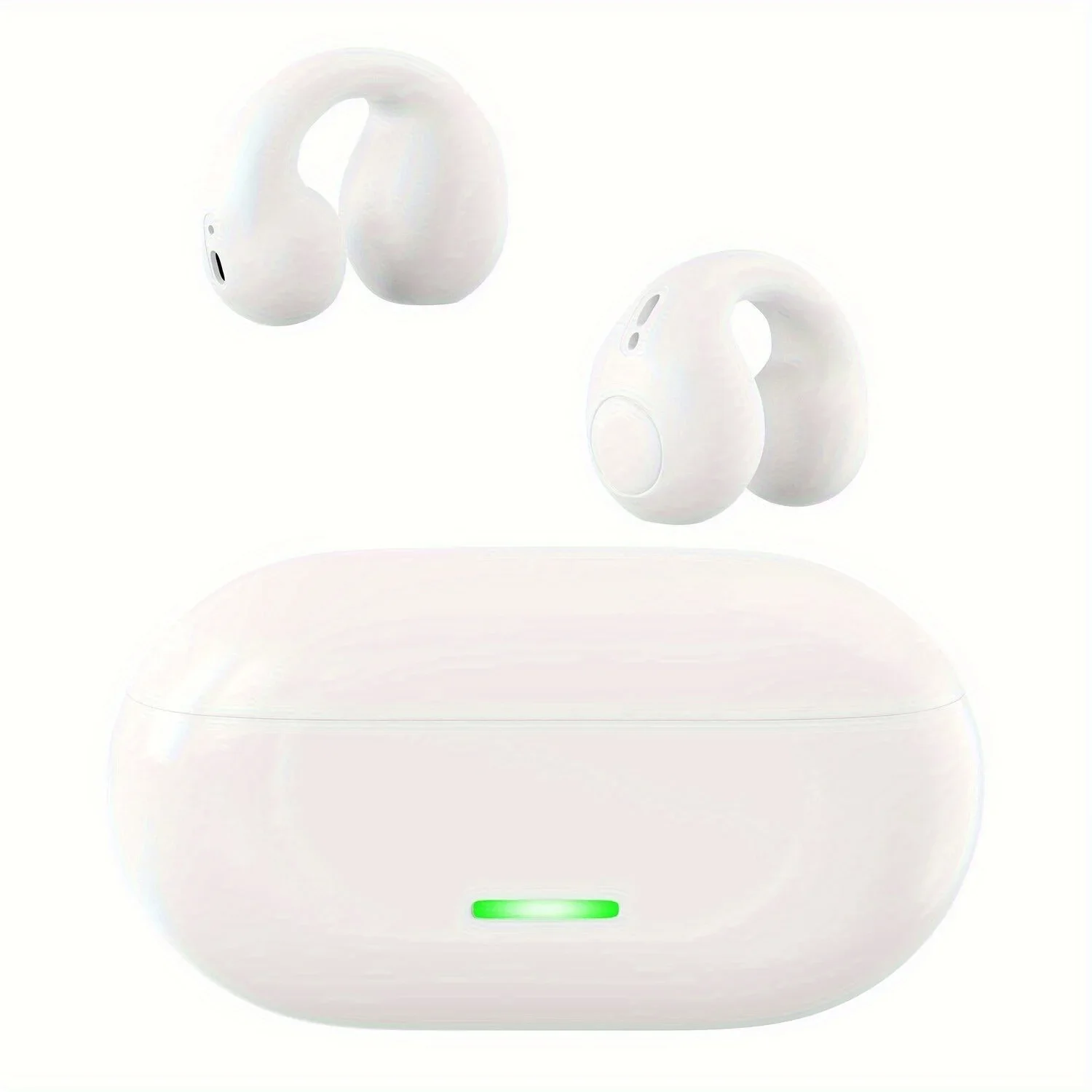 NOWE bezprzewodowe słuchawki Bluetooth 5.3 z przewodnictwem kostnym Klips do ucha Zestaw słuchawkowy z redukcją szumów HD Call Sportowe słuchawki do gier