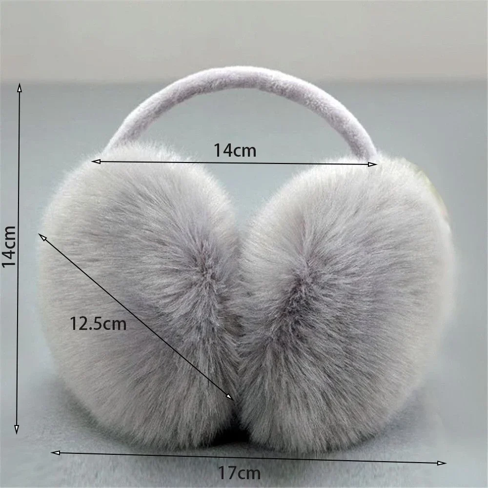 Multi-สีฤดูหนาวหู Muffs Earflaps อบอุ่นผู้หญิง Fluffy COZY Earmuffs Plush Soft หูอุ่นกลางแจ้งเย็นป้องกันหู Muffs