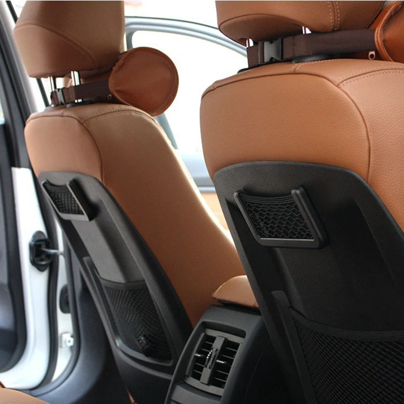 Selbstklebende Auto-Aufbewahrungstasche, Netze, Autositz-Organizer, Tür, Seitennetz, Tasche, Telefonhalter, 15–20 cm, elastische Aufbewahrungsnetze für Auto-Styling