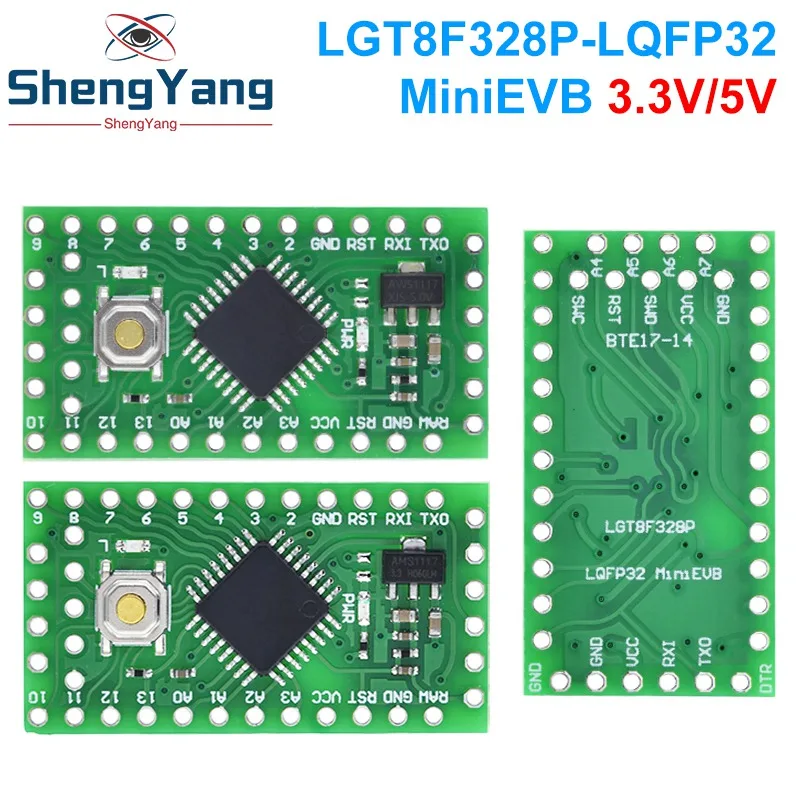 TZT 1/5 шт. LGT8F328P LQFP32 MiniEVB 3,3 В/5 В заменяет Pro Mini ATMEGA328P, полностью совместим с драйвером Arduino ИСПОЛЬЗОВАНИЕ HT42B534-1