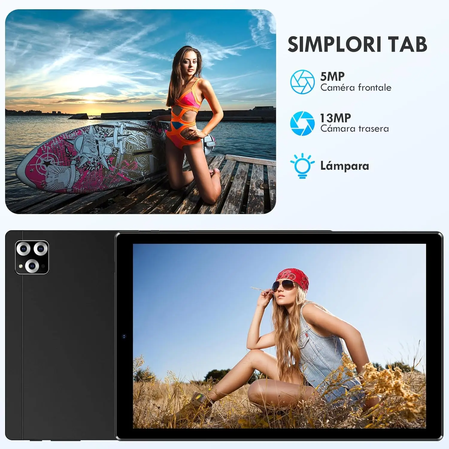 Tableta Pad 10 Pro Original de 10,1 pulgadas, dispositivo con Android 13, Snapdragon 8gen2 Global, 128GB + 12GB, 10000mah, 5G, SIM Dual, WIFI, Pantalla Completa HD
