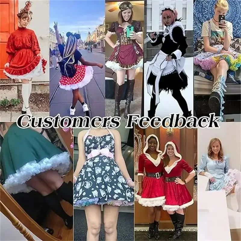 最低価格 レディース 2層プリーツチュールペチコート ホワイト ブラック チュチュ パフィー パーティー コスプレ スカート ロリータ コスプレ ブライダル クリノリン