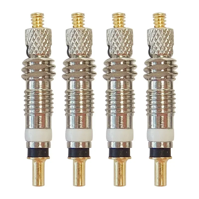 6/12 pçs bicicleta removível presta válvula núcleo cnc fv substituição de bronze sem câmara núcleo removedor ferramenta para estrada mtb bicicleta