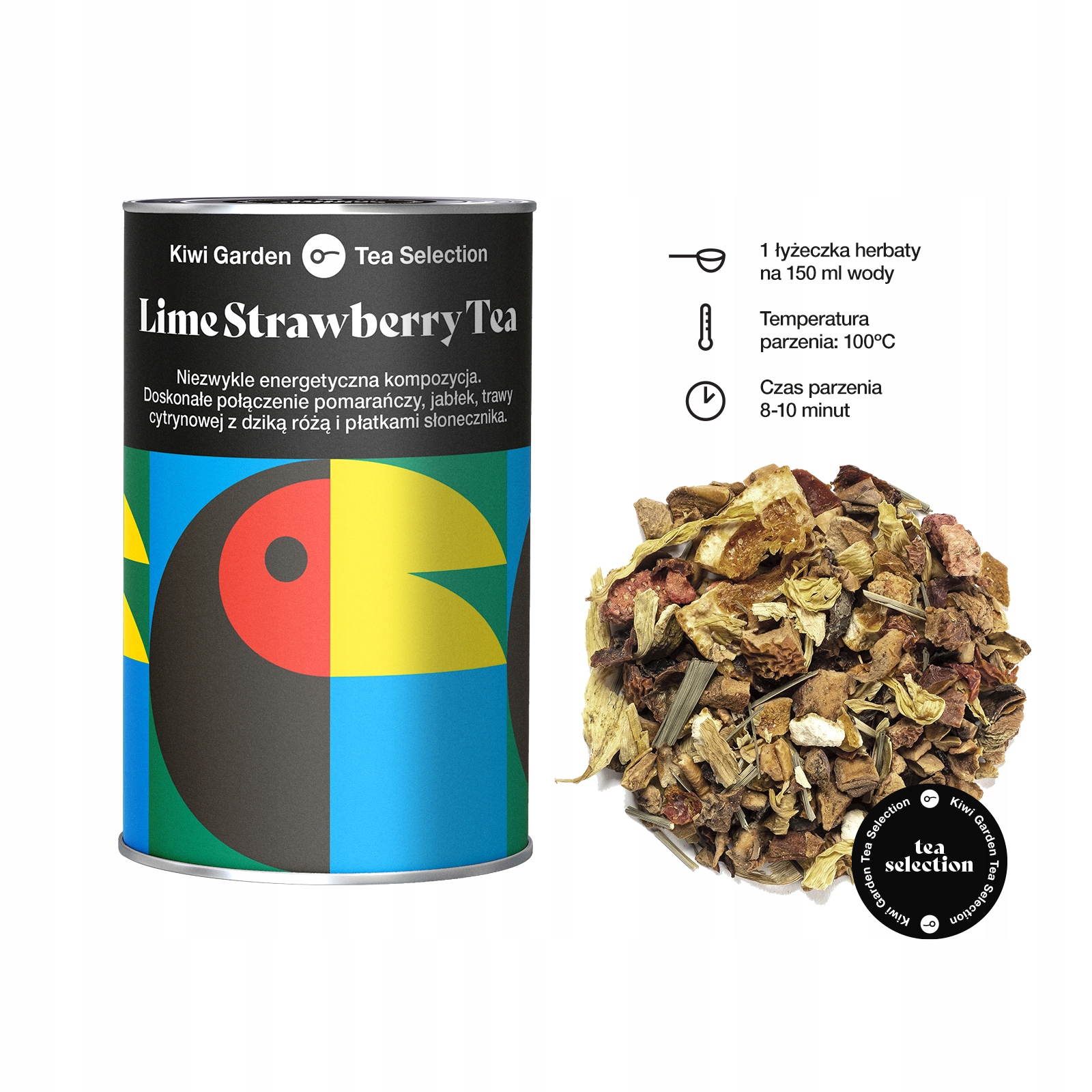 Zestaw herbatka napar owocowy Kiwi Garden 3x100g