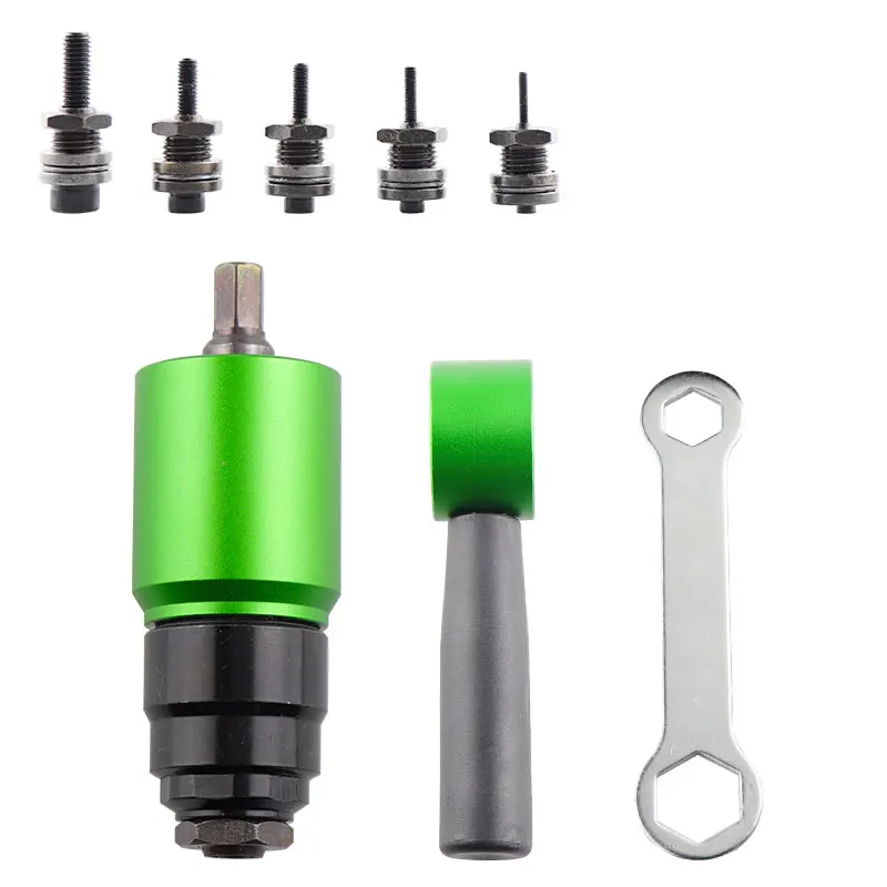 M3M4M5M6M8 Elektrisch klinknagelpistool Klinknagelmoer Pistool Booradapter Insert Moer Trekklinkgereedschap, voor elektrische boor / handsleutel
