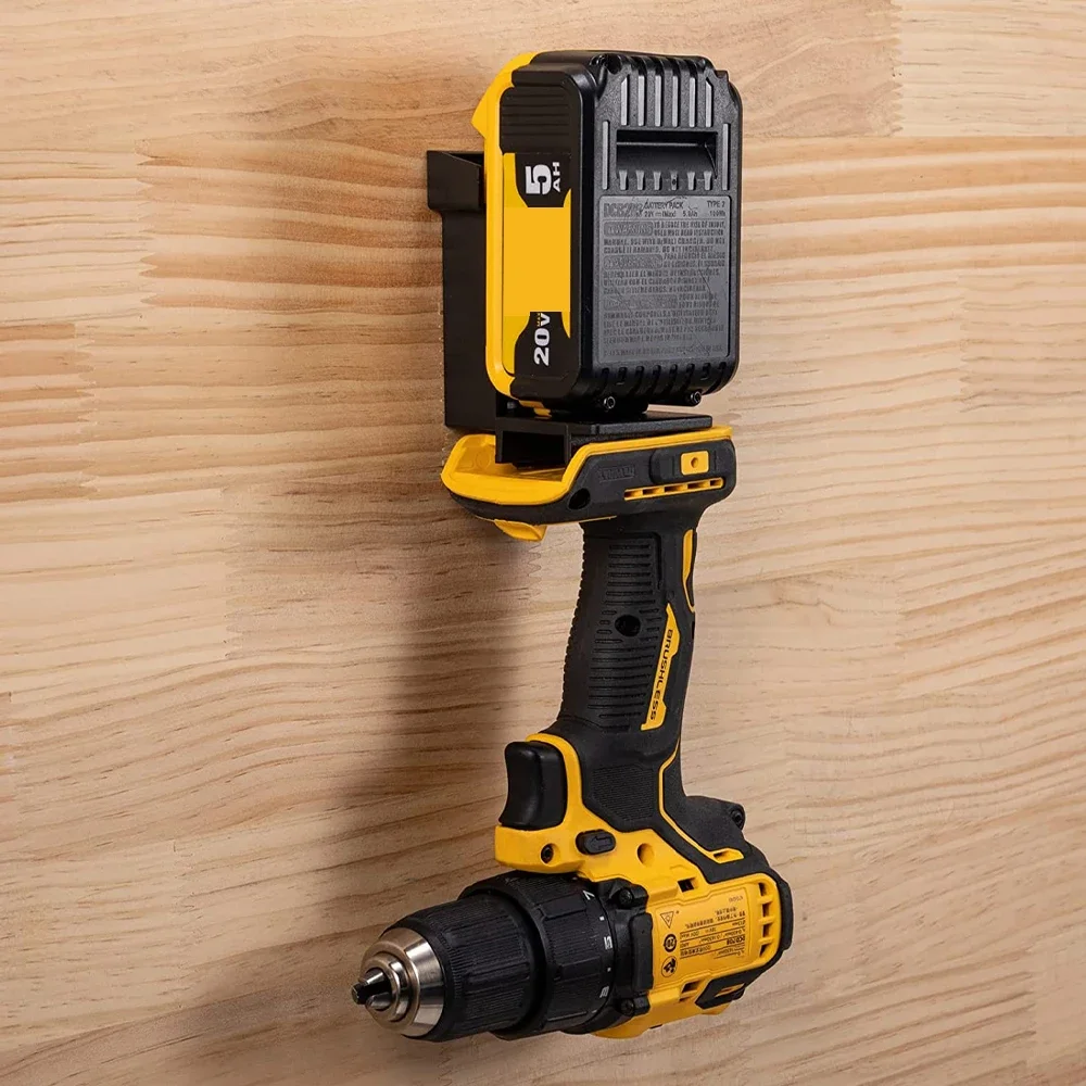 5 個ツールマウント Dewalt ミルウォーキー 18V 20V ドリルツールバッテリーホルダー Dewalt 20V バッテリーマウントドックホルダー固定シート
