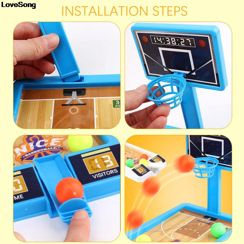 Basketball Stand Desktop Shooting Game Machine para crianças, brinquedos educativos, perfeito para crianças, festa de aniversário, surpresa, presente de prêmios