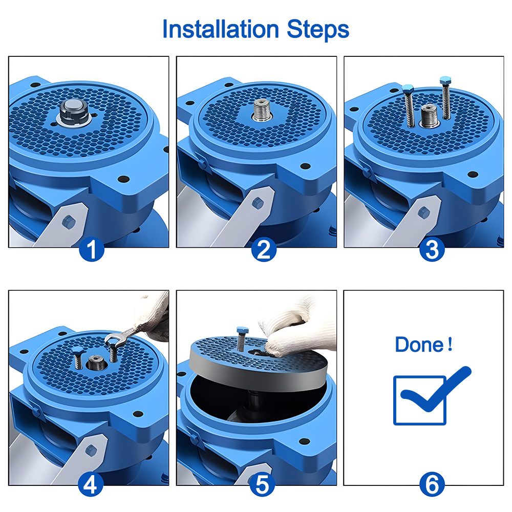 Feed Pellet Grinding Machine, Moagem de partículas pequenas, Pressure Plate, Acessórios para máquinas, Abertura, 150 Type, 2.5mm