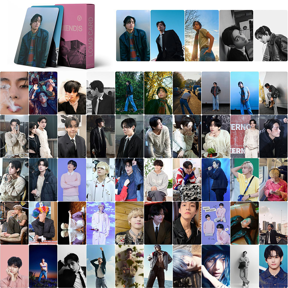 55Pcs/box Photocards V Lomo Cards Photo Card for Fans Collection