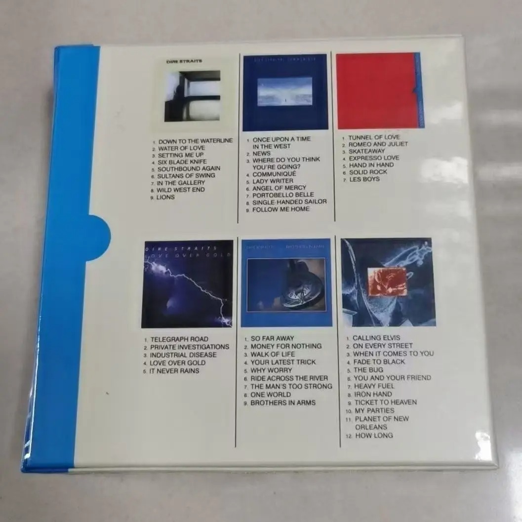 Neue Heavy Metal Rock Band Musik CD Sammlung Geschenkbox Strait British Rock Band (1978-1991) 6CD