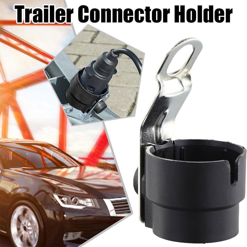 Trailer Connector Houder 7-pins Stekker 13-pins Socket Houder Ronde Parkeerafdekking Anti Fouling Stekkeradapter