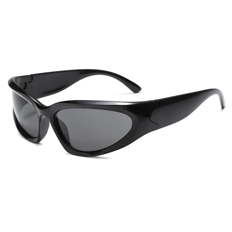 【Gotowy magazyn】 Modne sportowe okulary przeciwsłoneczne Y2K dla kobiet/mężczyzn Ochrona przed słońcem na zewnątrz Okulary przeciwsłoneczne z okrągłymi odcieniami Ochrona przed promieniowaniem UV