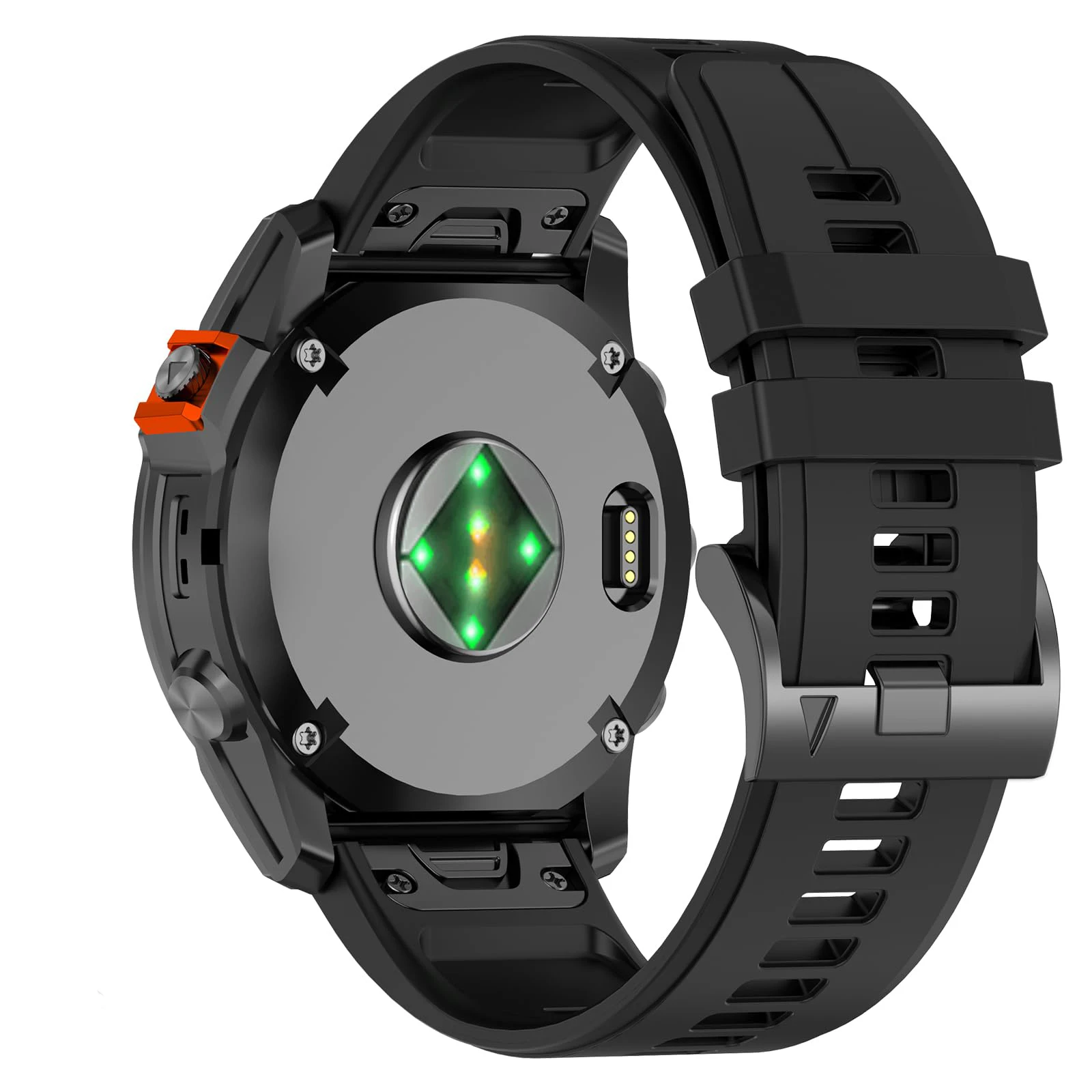 Garmin Fenix5 Plus/Fenix6 Pro/Fenix7 공식 실리콘 스트랩용 22/26mm Qucik-릴리스 실리콘 시계 스트랩 22/26mm 크기