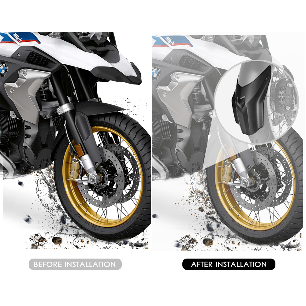Phía Sau Mặt Trận Fender Cho Xe BMW R1200GS R1250GS R 1250 GS LC Adv Chắn Bùn Phiêu Lưu Fender Ốp Dẻo Bảo Vệ Xe Máy Phần 2013-2022