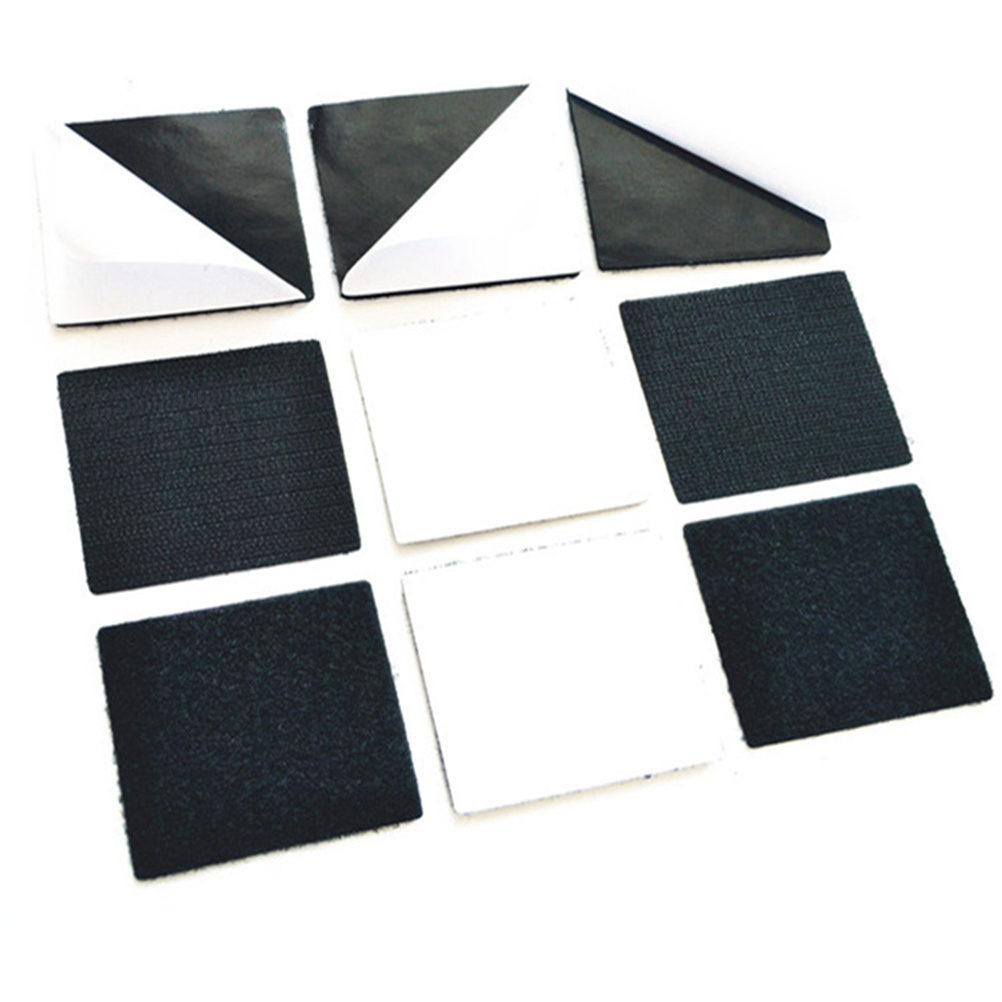 30Pcs Hook and Loop Pads Non-Slip Carpet Gripper for Corners Edges Anti-Curling Area Rug Holder for Hardwood Tile