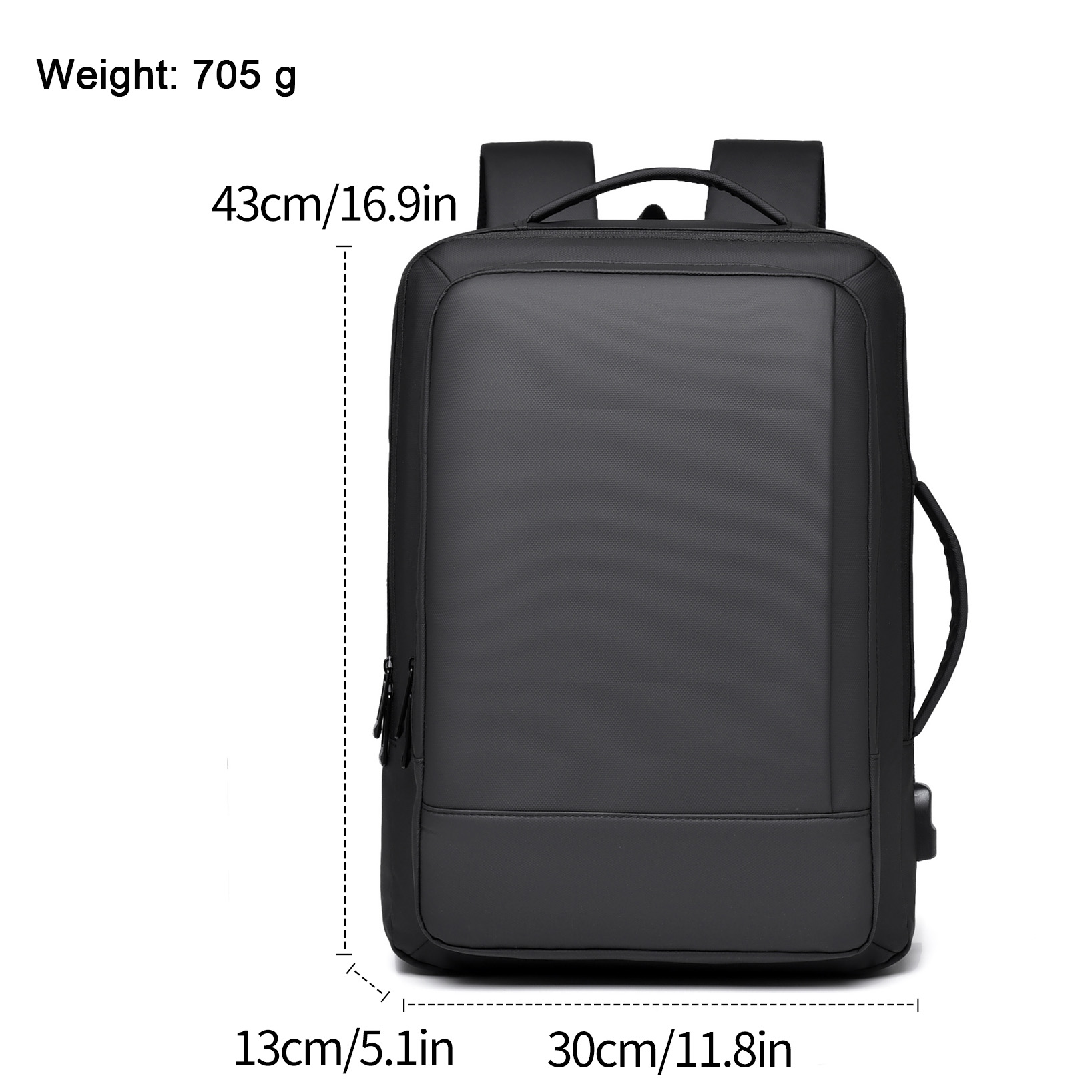 New High-capacity Expandable Travel Backpack For Both Men And Women, Simple Commuting Backpack, Computer Bag, Business Backpack