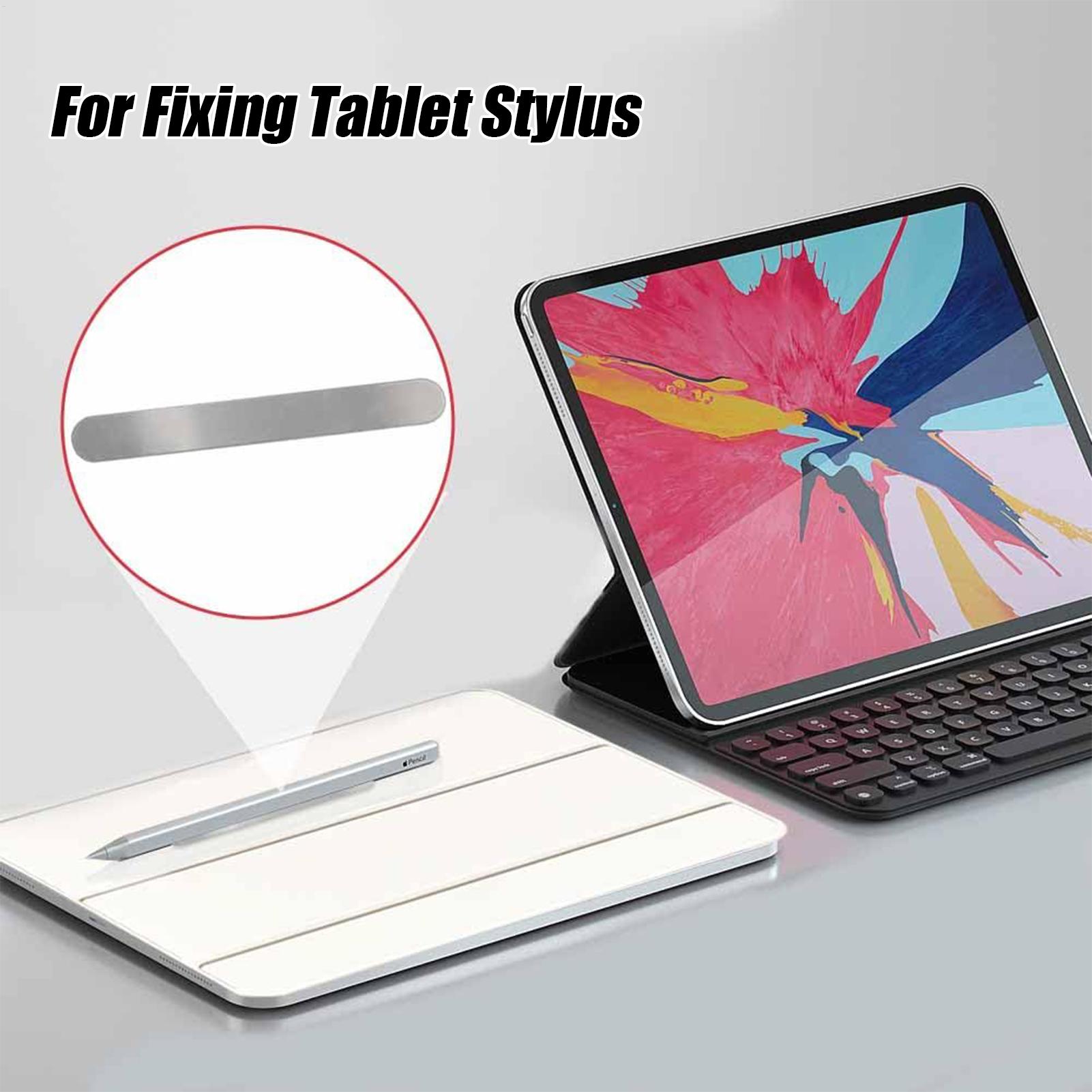 Adhesive Metal Plate For Magnets 10 Pieces Magnetic Adsorption Steel Plate Self-Adhesive Phone Case Strips For Science Lab Craft