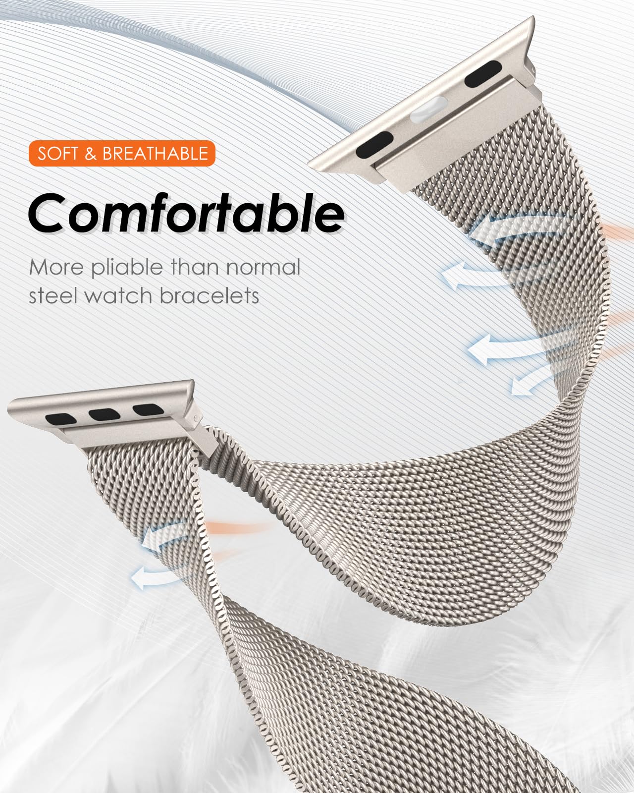 Correa milanesa para apple Watch Band 44mm 40mm 45mm 49mm 41mm 38mm 42 44 mm pulsera iwatch Series 9 3 6 5 SE 7 8 10 Ultra 2 Band