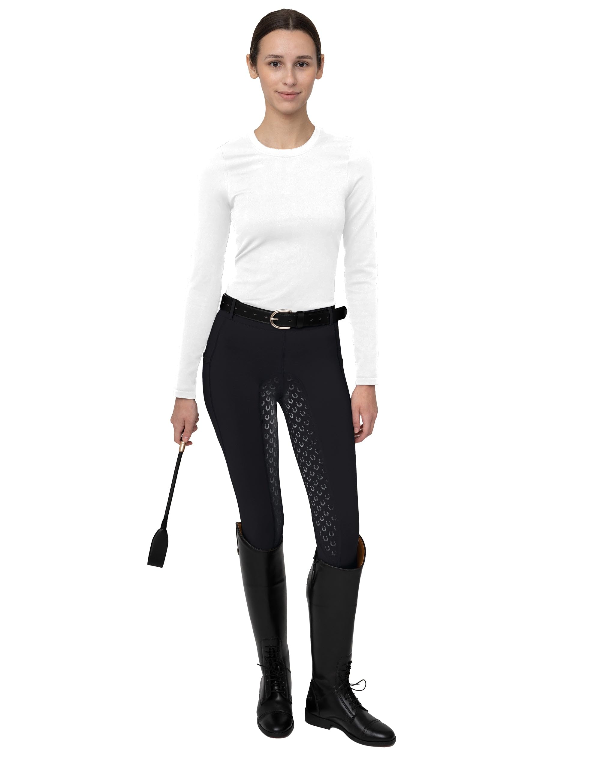 Women's Full Seat Riding Tights Active Silicon Grip Horse Riding Tights Equestrian Breeches