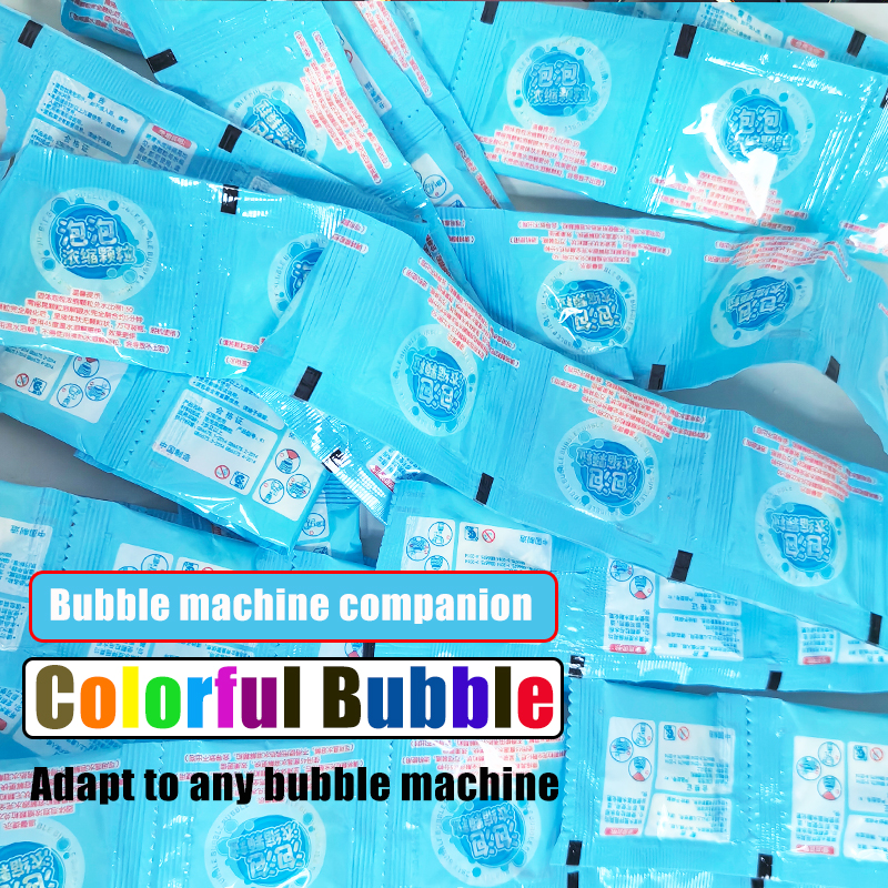 10-30pcs Bubble Machine Supplement Liquid Colorful Bubble Concentrated Granules 10pcs ≈ 1000ml Bubble Gun Supplement Granules