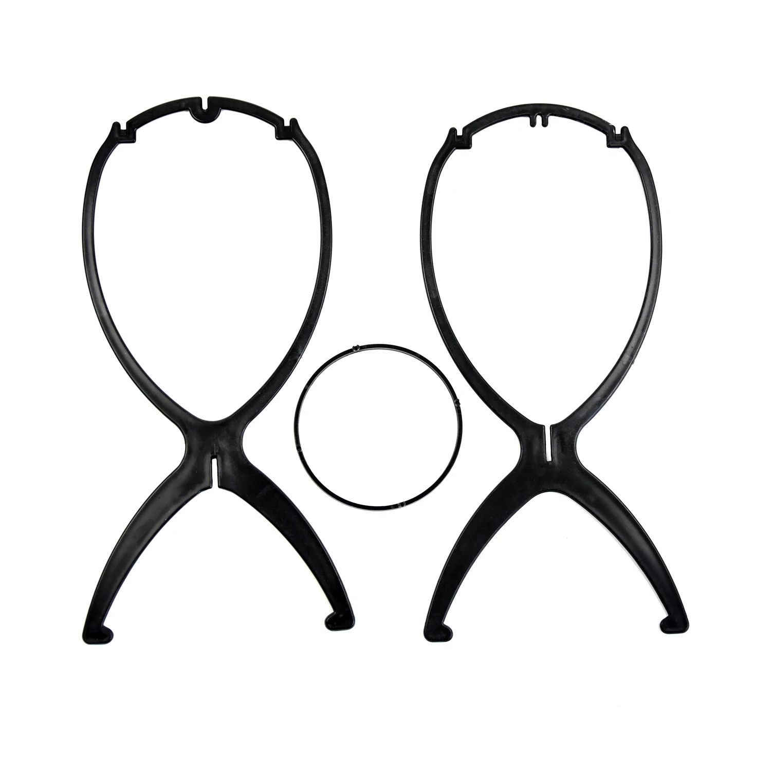 1 Máy Tính 4 Màu Tóc Giả Đứng Nhựa Nón Màn Hình Tóc Giả Đầu Giữ 17X34Cm Đầu Manocanh Chân cầm Tay Gấp Gọn Tóc Giả Đứng