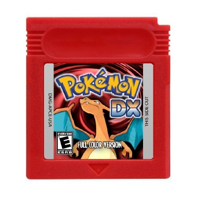GBC-Spielkassette Pokemon Mario Series 16-Bit-Videospielkonsole Pokemon Sour Crystal Blue Red DX