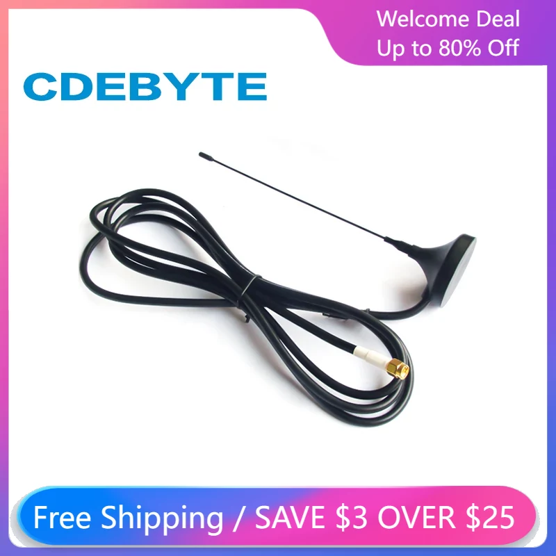 TX433-XPL-100 433MHz wifi Antenne Long Range High Gain 3,5 dBi SMA-J 50 Ohm Sucker Antenne wifi Rezeptor